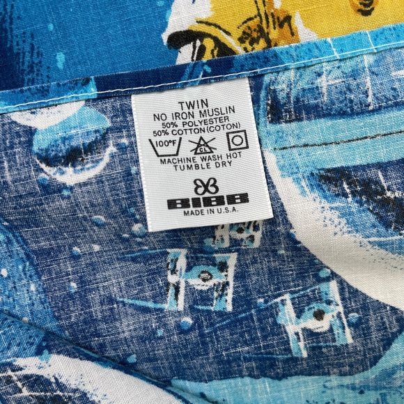 Star Wars 1977 Bibb twin flat sheet - Picture 5 of 5